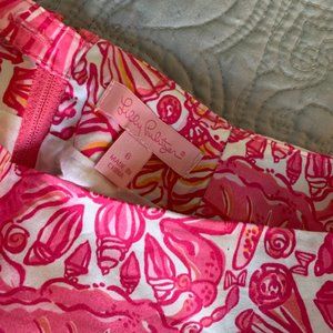 Sz 6 Lilly Pulitzer Hot Pink Mini Skirt